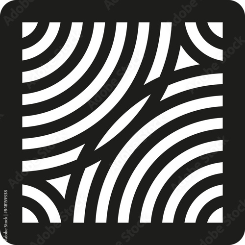 Decorative Coaster Design. Laser Cut Coaster. Laser Cutting Panel. Pattern Design	