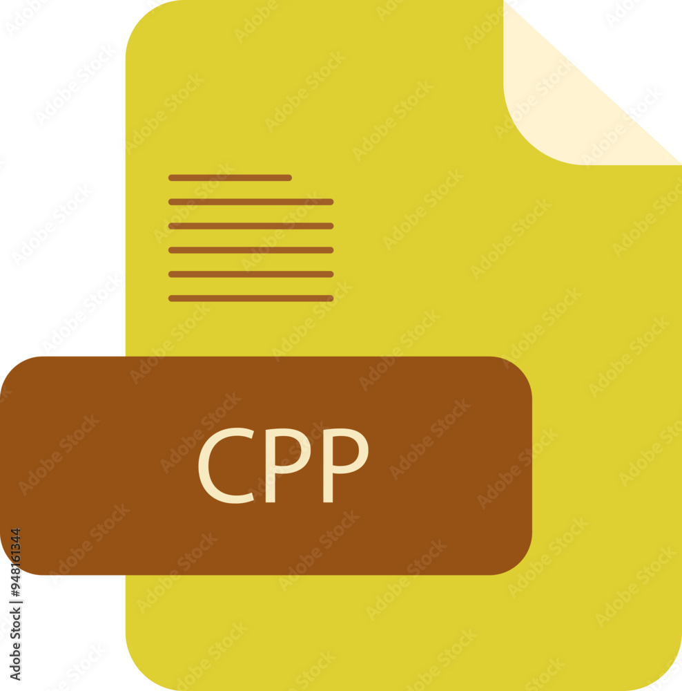 CPP file extension rounded lines and shape CPP file extension rounded lines and shape