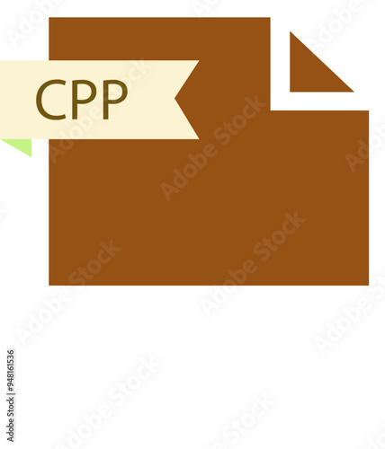 CPP File format icon roe color fill