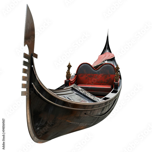 gondola isolated on white photo