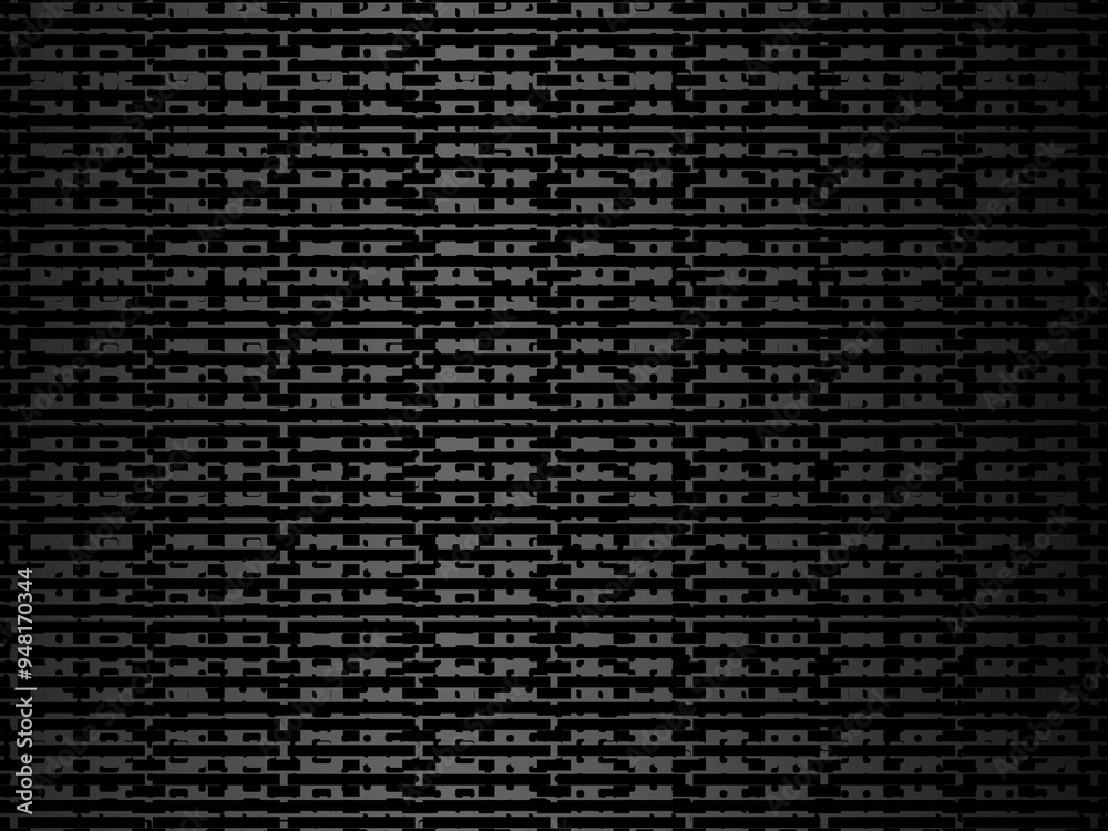 Obraz premium Black metal texture steel background. Perforated metal sheet.