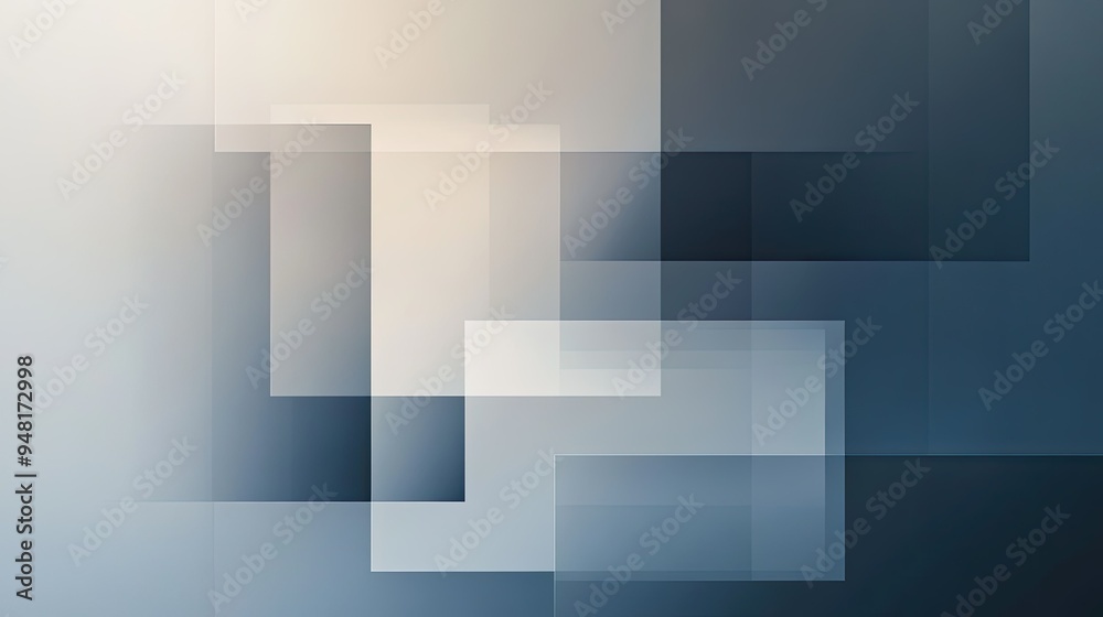 Fototapeta premium Minimalist wallpaper with a soft gradient effect, transitioning from light to dark tones. Copy space available.