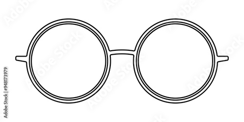 Sunglasses Line Art Icon