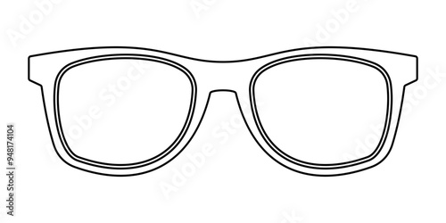 Sunglasses Line Art Icon