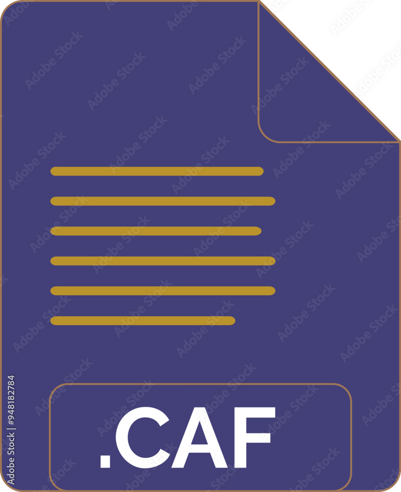 CAF File icon minimal fill CAF File icon minimal fill