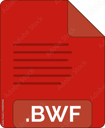 BWF File icon minimal