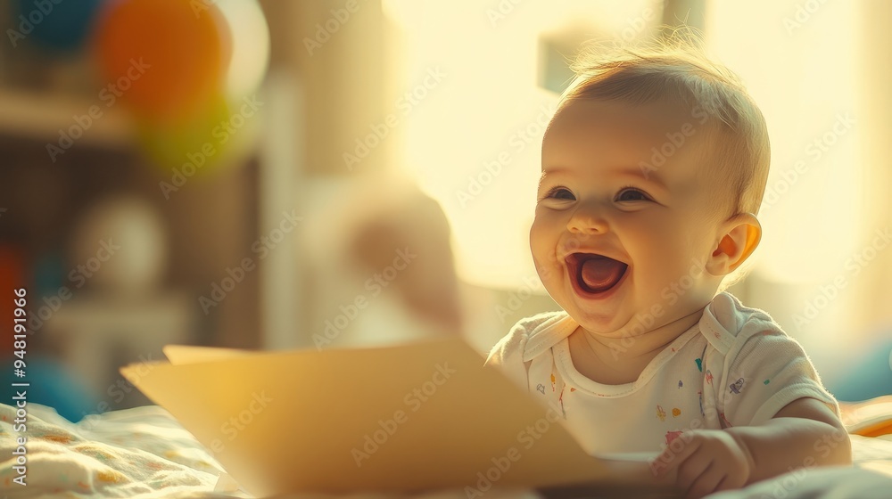 baby towards a square paper, ultra crisp realistic baby towards a square paper, ultra crisp realistic