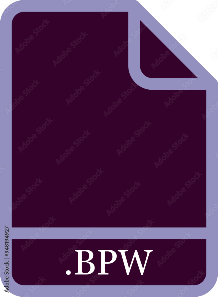BPW black & bold outline around fill icon BPW black & bold outline around fill icon
