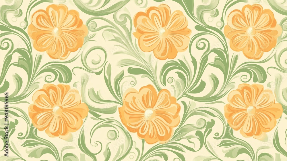 Floral design pattern background. Flowers Floral design pattern background. Flowers