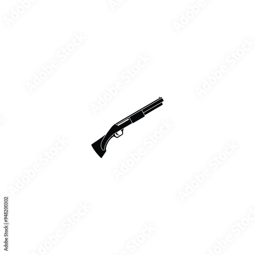 an old blunderbuss isolated over a white background photo