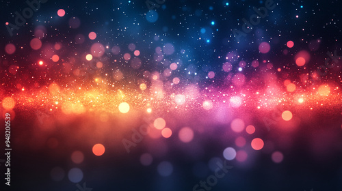 Vibrant Shimmering Wallpapers, Bright and Colorful Backgrounds with Glitter and Light Effects