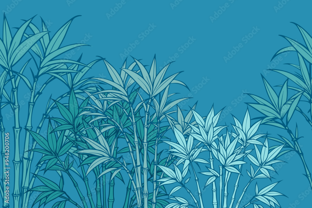 Graceful bamboo Seamless pattern, background with tropical south east asian forest. Hand drawn monochrome vector illustration for wall arts, fabric, prints. Japanese, Chinese, Korean motives. Graceful bamboo Seamless pattern, background with tropical south east asian forest. Hand drawn monochrome vector illustration for wall arts, fabric, prints. Japanese, Chinese, Korean motives.