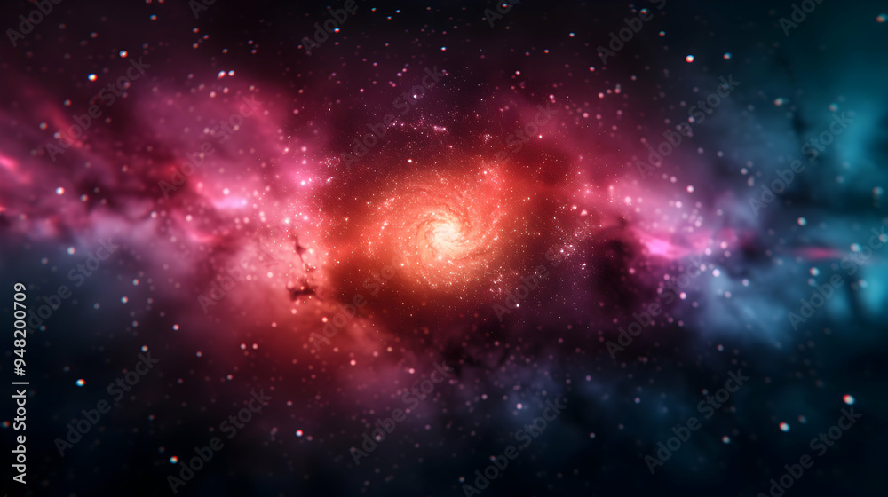 Fototapeta premium Night Sky With Few Stars Style