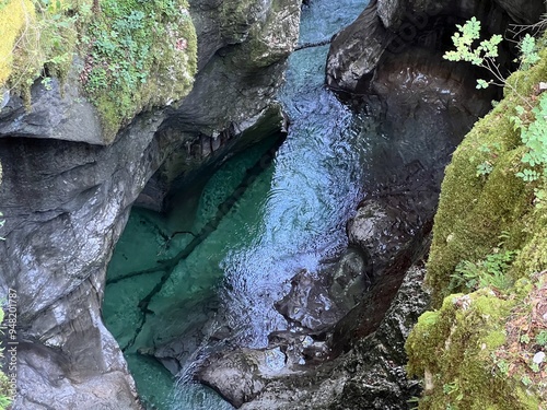 The Mostnica Gorge, Triglav National Park - Bohinj, Slovenia - Korita Mostnice, Triglavski narodni park - Bohinj, Slovenija (die Mostnica-Schlucht - Nationalpark Triglav) / The canyon Mostnica photo