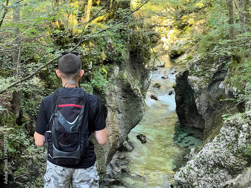 The Mostnica Gorge, Triglav National Park - Bohinj, Slovenia - Korita Mostnice, Triglavski narodni park - Bohinj, Slovenija (die Mostnica-Schlucht - Nationalpark Triglav) / The canyon Mostnica photo