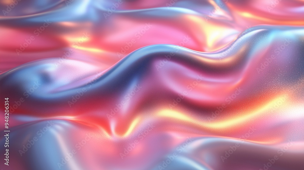 Soft, flowing waves in pastel colors create an abstract design with a smooth texture, evoking a gentle fabric-like appearance. Soft, flowing waves in pastel colors create an abstract design with a smooth texture, evoking a gentle fabric-like appearance.