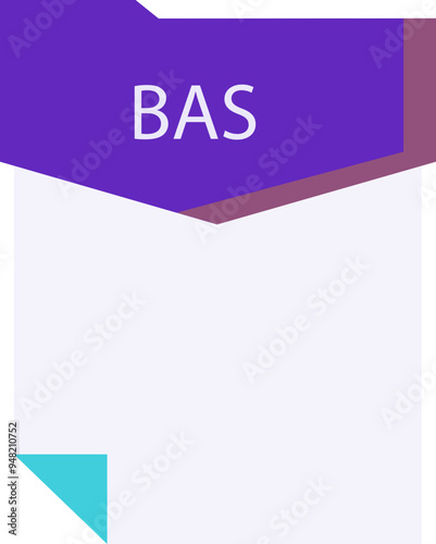 BAS File format minimal icon