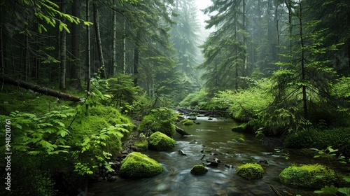 Forest ecosystems provide numerous resources for humans, including timber, medicine, and recreational opportunities. photo