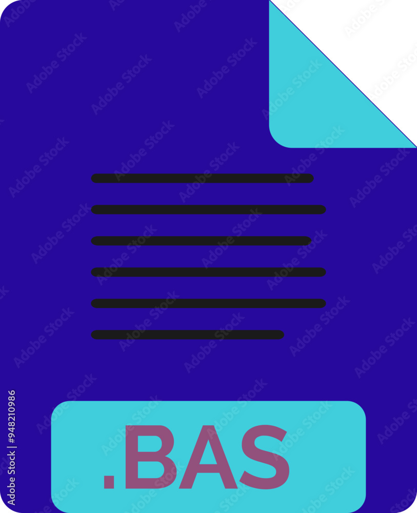 BAS File icon minimal BAS File icon minimal