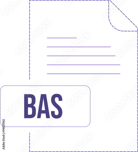 BAS icon black dashed outline v1