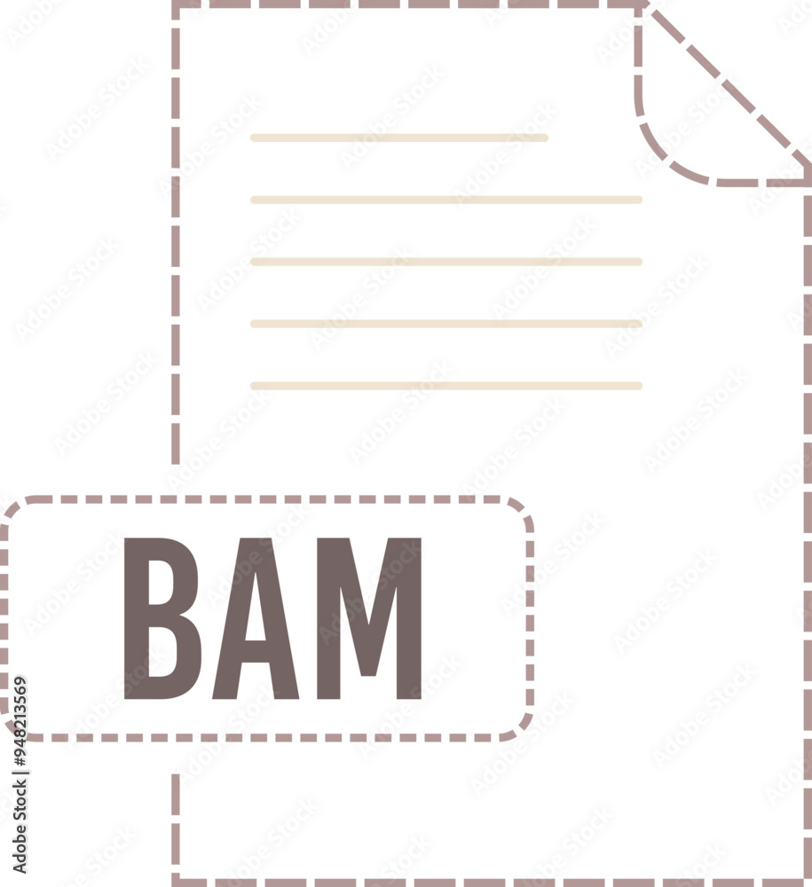 BAM File format icon rounded BAM File format icon rounded