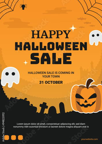 Hallowen Sale Brochure Template