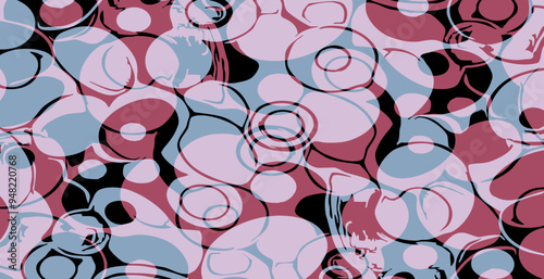 Abstract pattern. Illustration for printing on wall decorations. For use in graphics.