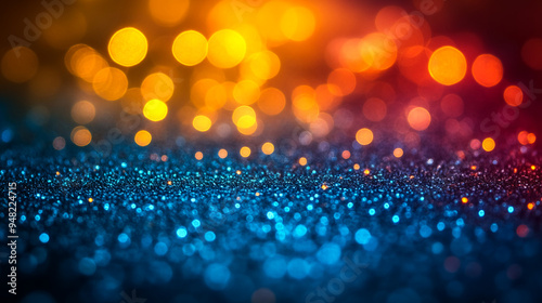 Vibrant Shimmering Wallpapers, Bright and Colorful Backgrounds with Glitter and Light Effects