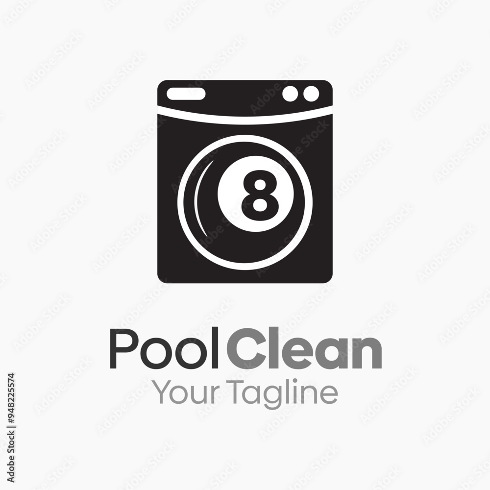 Pool Clean Logo Design Template. Good for Business, Agency, Community and Organization Pool Clean Logo Design Template. Good for Business, Agency, Community and Organization