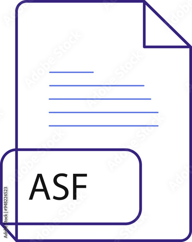 ASF File extension icobn crisp corners thick outline