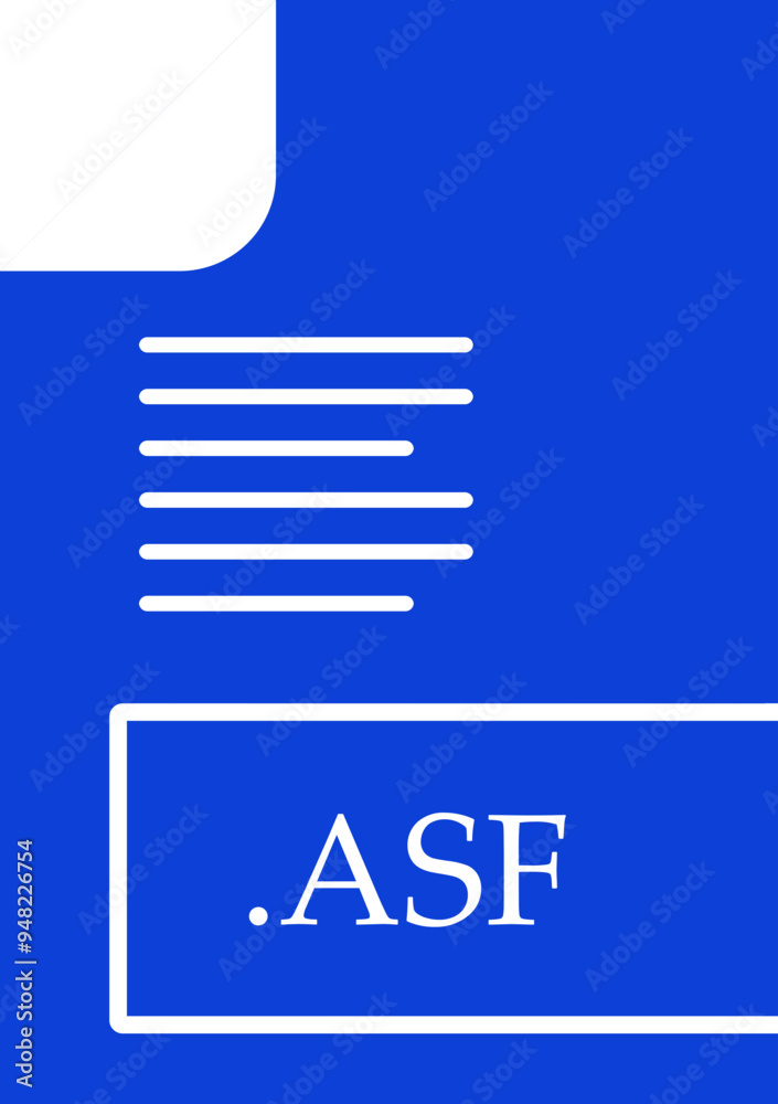 ASF File format icon fill insidse with symbol ASF File format icon fill insidse with symbol