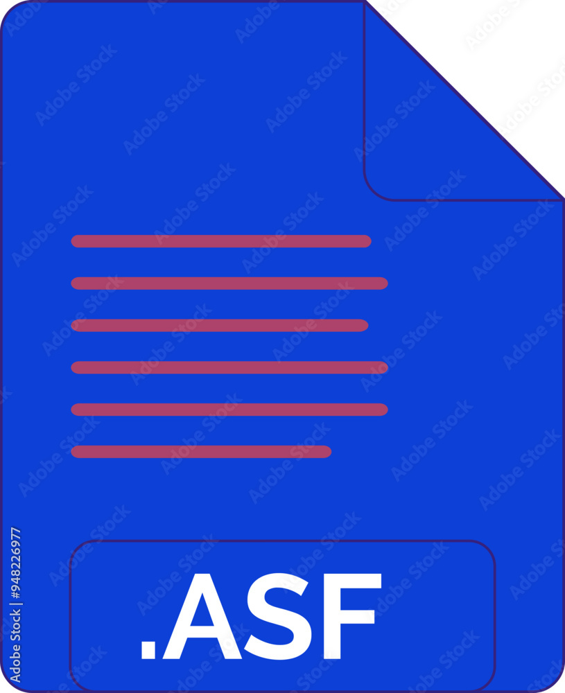 ASF File icon minimal