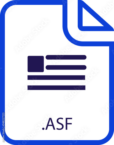 ASF icon 2 color combination mixture