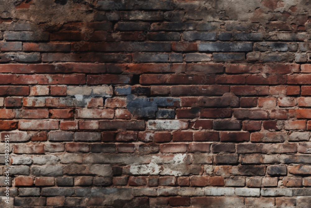Obraz premium old brick wall brown color for background or texture
