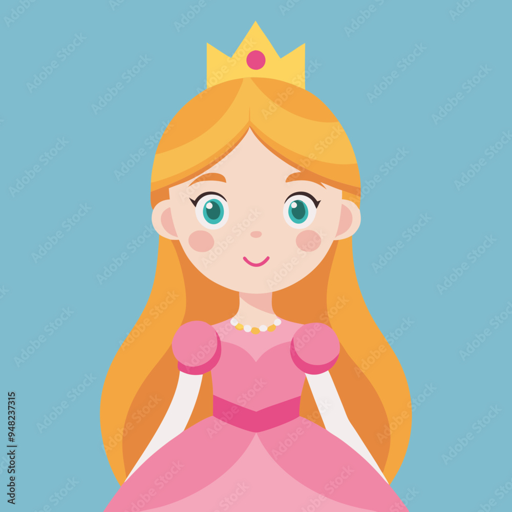 vector illustration of cute beautyfull princess vector illustration of cute beautyfull princess