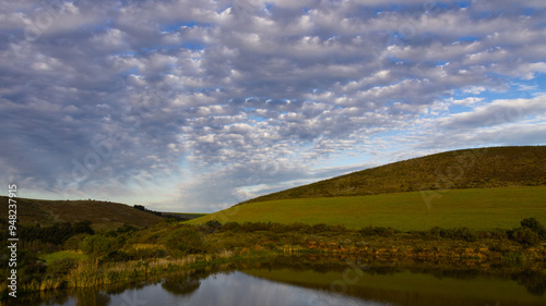 Beautiful landscapes seen during the South African Sheepdog Association trials in Caledon, Western Cape, South Africa.  July 2024