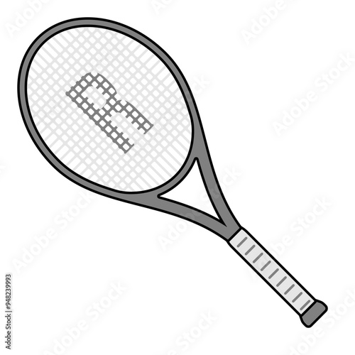 Tennis Racket Illustration