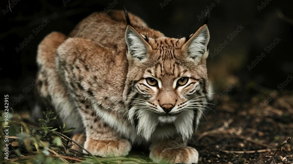 Majestic Lynx in the Shadows Majestic Lynx in the Shadows