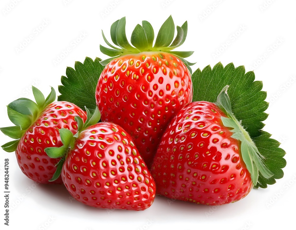 strawberry isolated white background strawberry isolated white background