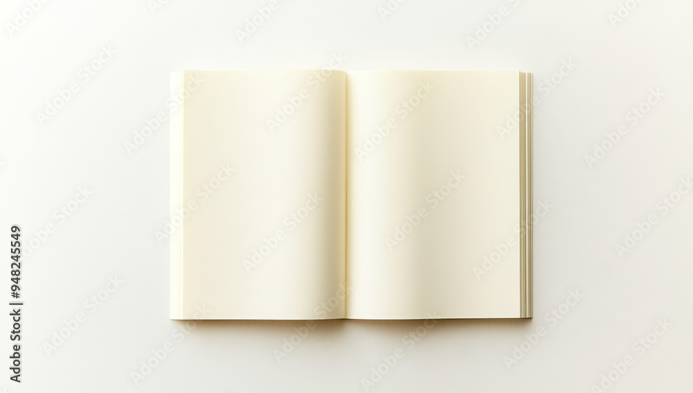 Blank Open Book. Blank Open Book.