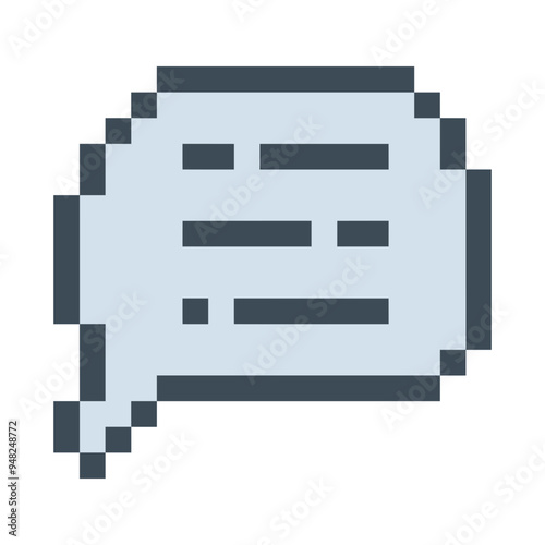 chat bubble pixel art for your needs