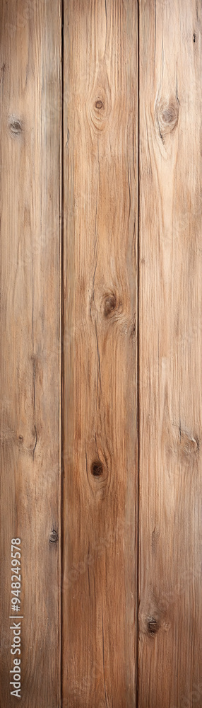 Naklejka premium A wooden door with a grainy texture and a light brown color. The door is made of wood and has a natural look to it