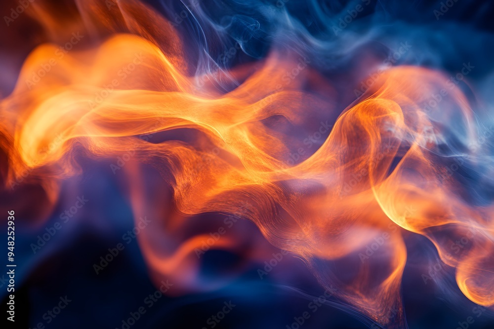 Abstract Flame and Smoke Abstract Flame and Smoke