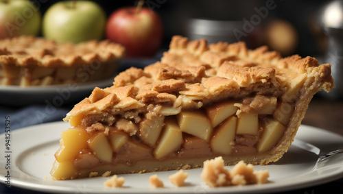 apple pie with raisins