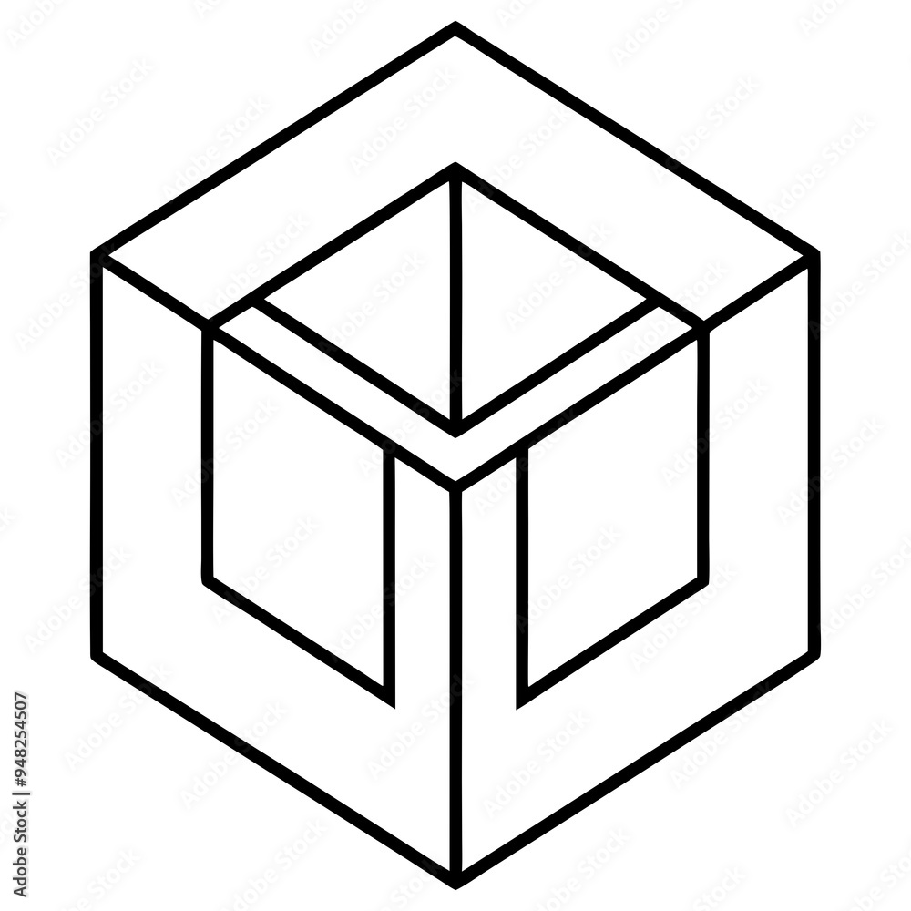 Cube Logo Vector Modern & Cool Art Illustration Cube Logo Vector Modern & Cool Art Illustration