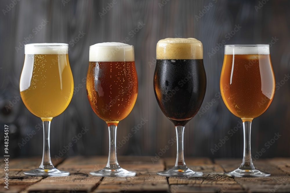 The taproom showcases a diverse range of craft beers on tap, each offering distinct flavors and qualities that cater to various tastes.