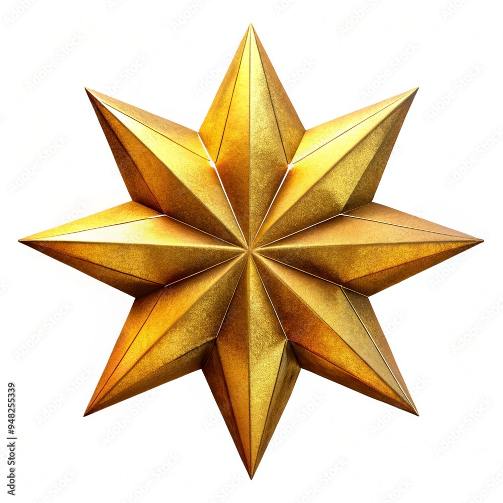Ranking star Golden Christmas Star isolated on a white Background. Top View Close-Up Gold Star render (isolated on a white and clipping path) Ranking star Golden Christmas Star isolated on a white Background. Top View Close-Up Gold Star render (isolated on a white and clipping path)