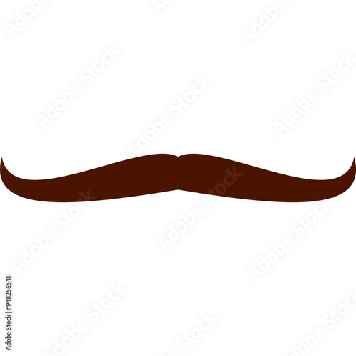 Man Mustache Flat