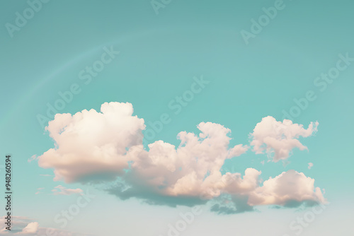 clouds on the sky view, vintage poster, sepia filter, high quality PNG