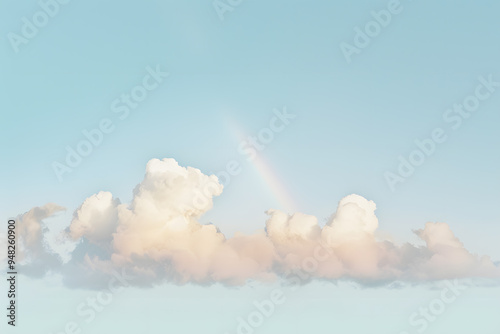 clouds on the sky view, vintage poster, sepia filter, high quality PNG